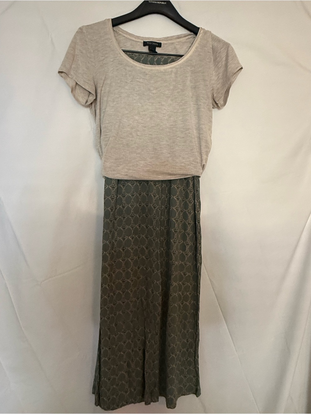 White House Black Market/Anthropologie Bundle: Geometric Wide Leg Pants Paired w